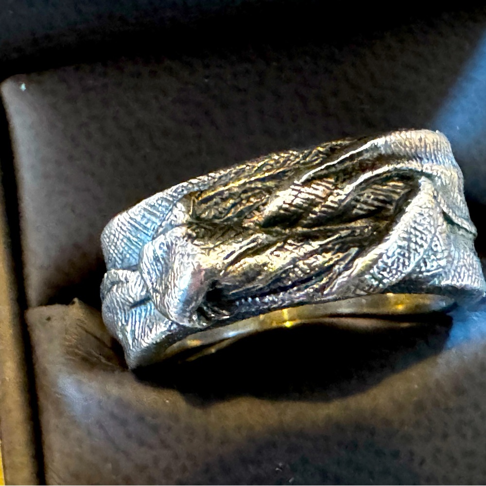 Mignon Faget New Orleans size 11 Sterling Knot Ring